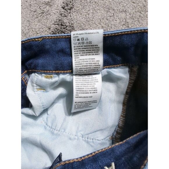 American Eagle Next Level Stretch Jegging Jeans Women's Size 2 Regular Dark Wash - Picture 7 of 14